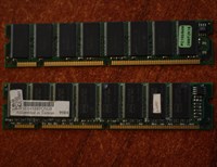 2 placute 64 MB Sd-ram pc 100