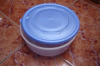 recipient plastic cilindric