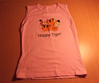 Maieu roz cu tigrisor portocaliu