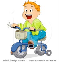 Bicicleta copii 4-7 ani rosie
