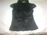 Camasa dama satin negru