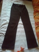 Pantaloni maro inchis marime L