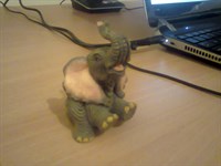 Figurina ceramica elefant