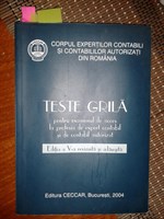 Teste grila pentru examenul de expert contabil, 2004