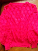 pulover rosu  - ITALIA - L 