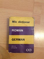 dictionar roman-german
