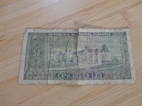bancnota veche de 50 lei