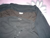 Bluze bumbac nuante negru