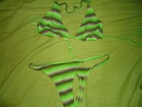 Costum de baie verde