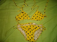 Costum de baie galben