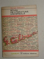 carte ,,STUDII DE LITERATURA UNIVERSALA"