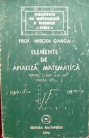 Elemente de analiza matematica- Mircea Ganga