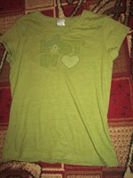 Tricou verde fetite