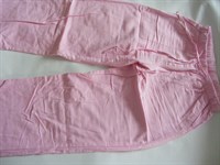 Pantaloni de vara roz pastel