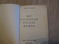 4340. Mic dictionar Englez-Roman