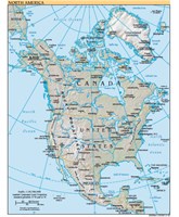 Harta America de Nord