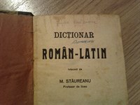 4427. Dictionar Roman-Latin