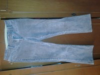 pantaloni raiati ocru 38