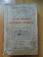 Dictionar German - Roman, vol II
