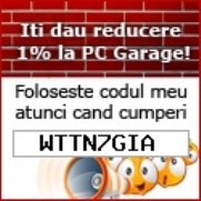Donez voucher / cupon de reducere PC GARAGE WTTN7GIA