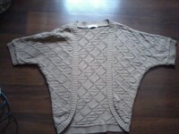 bolero tricotat maro 