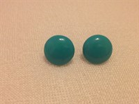 Cercei turcoaz-verde