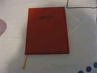 Agenda coperta rosie