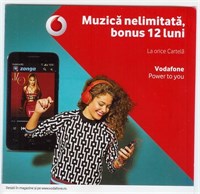 Cartela Vodafone sigilata