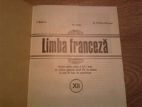 4612. Limba Franceza - manual vechi pentru clasa a XII-a