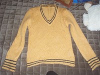 pulover pufos galben S/M