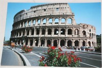 Carte postala cu Colosseum-ul din Roma