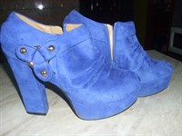 botine albastre 40