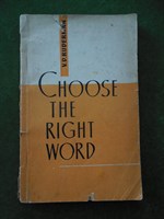 Choose the right word