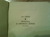 4771. I.M. Stefan - Eminescu si Universul Stiintei