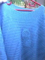 pulover bleu 