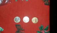 3 monede de 1 LEU din 1992, 1993 si 1995