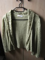 Cardigan verde