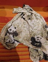 Cearceaf cu imprimeu urs Panda