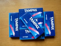 6 cutii tampoane Tampax