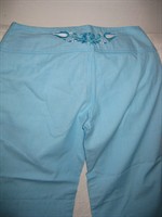 Pantaloni de vara turcuaz