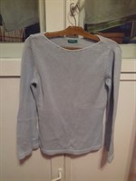 Bluza bleu tricot subtire