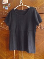 Tricou negru de fete, XL sau XXL