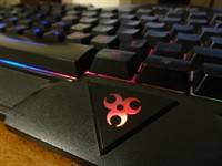 Tastatura iluminata Myria, mouse wireless, si mousepad