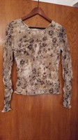 Bluza dama cu flori maro (40)
