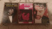 3 casete audio Andrea Bocelli