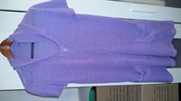 Bluza lunga lila XL / 42-44