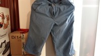 Pantaloni 3/4 gri petrol