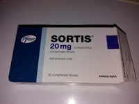 Sortis 20 mg - 20 comprimate