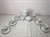 6605. Set ceai alb cu model floral vernil.jfif