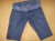 Pantaloni scurti 2/4 din blugi marimea 38